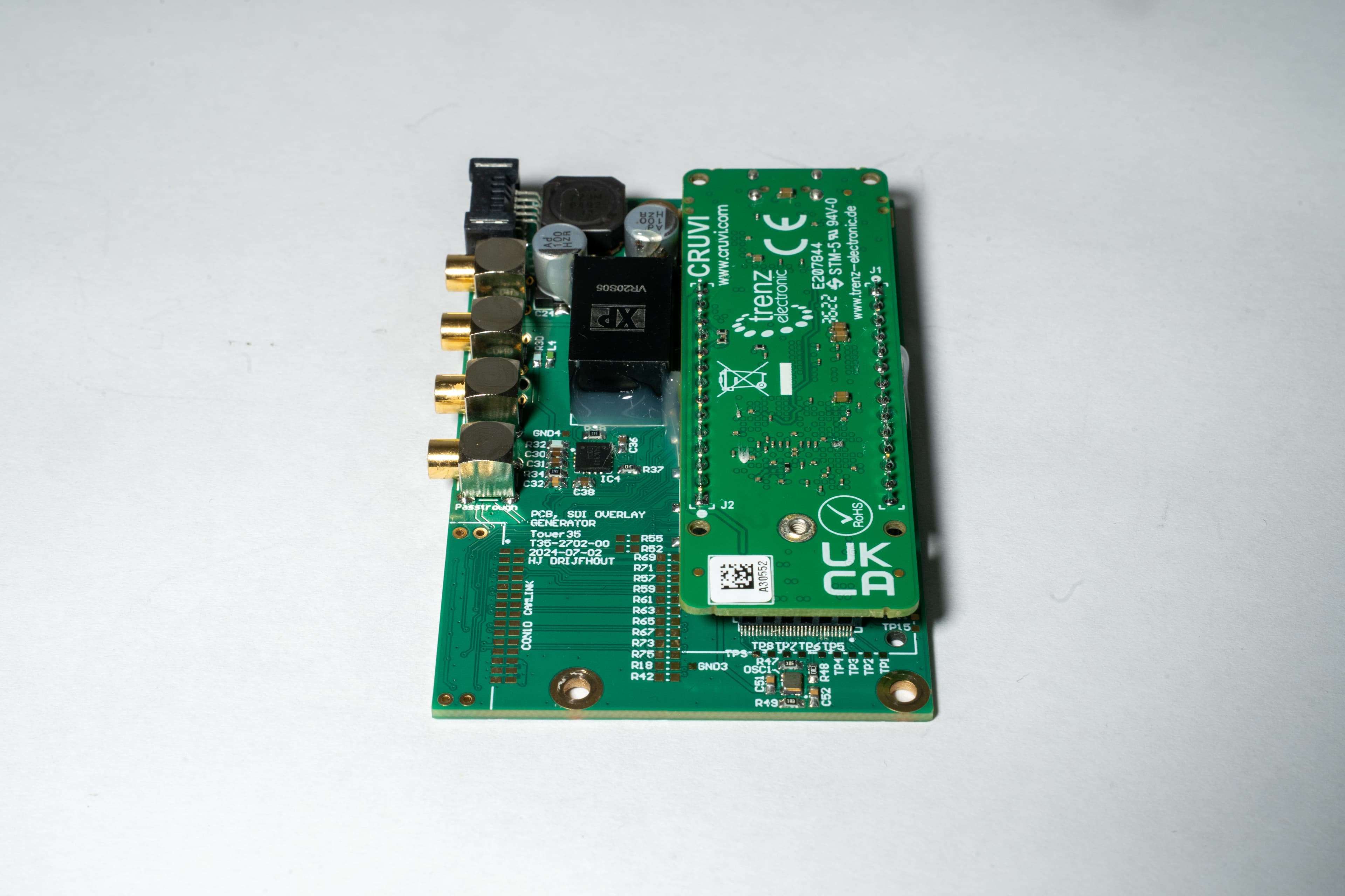 Video processor unit, top view