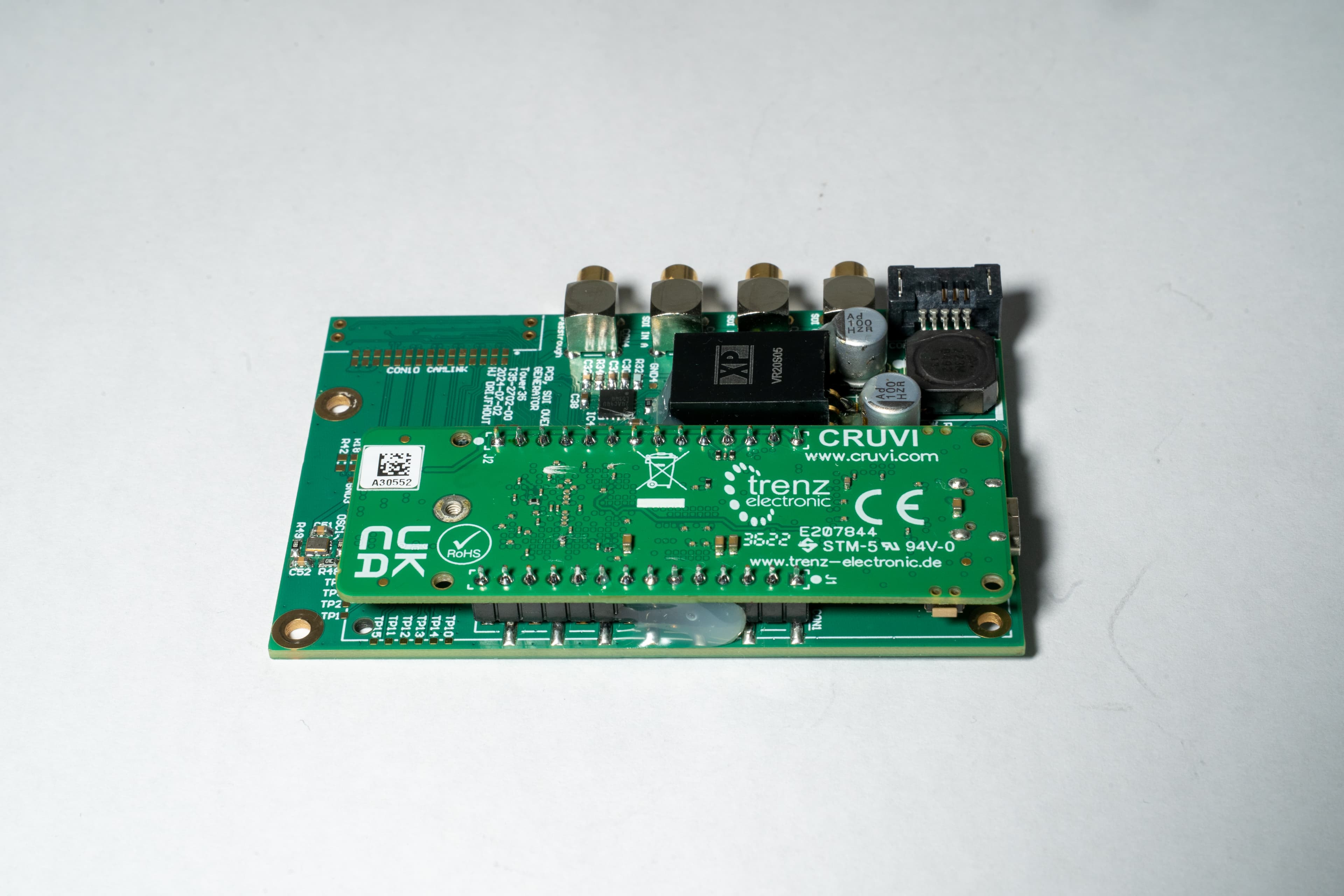 Video processor unit, angled view